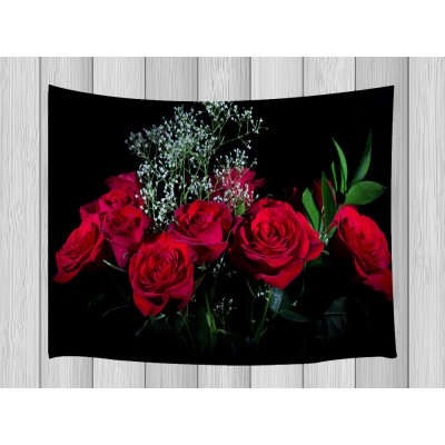 Roses in Water For Valentine Wall Hanging Tapestry Smooth Supple Multi-size   253385667212